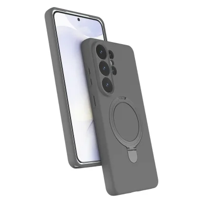 BUĞZ Samsung Galaxy S26 Ultra Regal Magsafe Standlı Kapak - Titan Gri