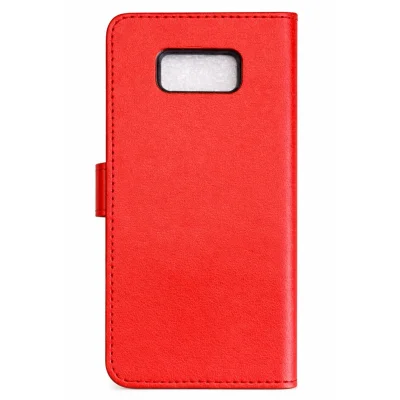 BUĞZ Samsung Galaxy S8 Plus Kılıf Trend S Plus Kapaklı Kılıf - Kırmızı