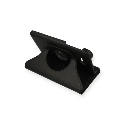 BUĞZ Samsung Galaxy T110 / T113 Tab 3 Lite 7 Kılıf 360 Tablet Deri Kılıf - Siyah