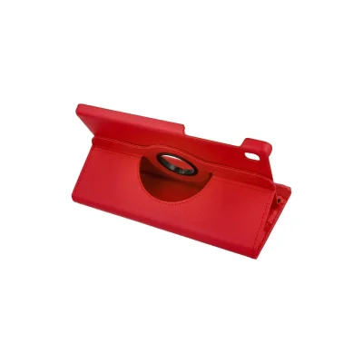 BUĞZ Samsung Galaxy T220 Tab A7 Lite 8.7 Kılıf 360 Tablet Deri Kılıf - Kırmızı