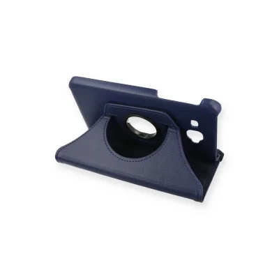 BUĞZ Samsung Galaxy T280 Tab A 7 Kılıf 360 Tablet Deri Kılıf - Lacivert