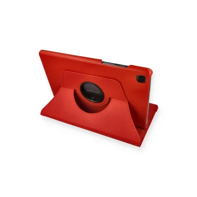 BUĞZ Samsung Galaxy T500 Tab A7 10.4 Kılıf 360 Tablet Deri Kılıf - Kırmızı