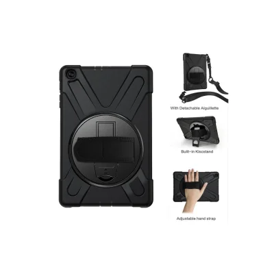 BUĞZ Samsung Galaxy T510 Tab A 10.1 Kılıf Amazing Tablet Kapak - Siyah