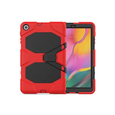 BUĞZ Samsung Galaxy T510 Tab A 10.1 Kılıf Griffin Tablet Kapak - Kırmızı
