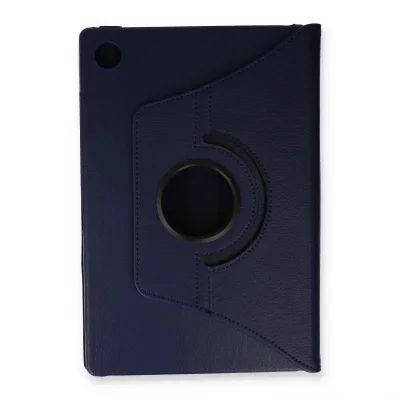 BUĞZ Samsung Galaxy Tab A9 Kılıf 360 Tablet Deri Kılıf - Lacivert