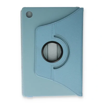 BUĞZ Samsung Galaxy Tab A9 Kılıf 360 Tablet Deri Kılıf - Turkuaz