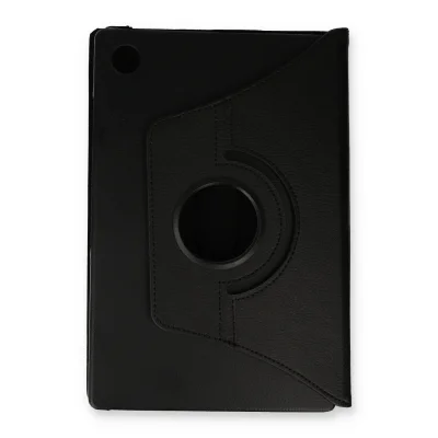 BUĞZ Samsung Galaxy Tab A9 Plus Kılıf 360 Tablet Deri Kılıf - Siyah