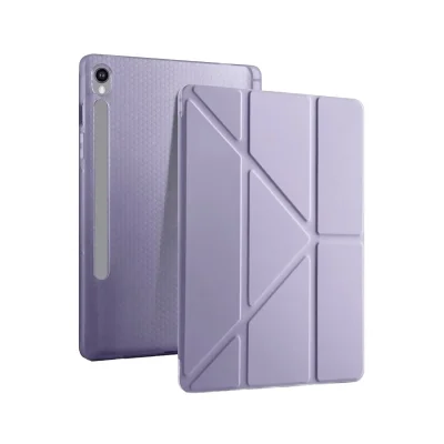 BUĞZ Samsung Galaxy Tab S10 Fe Plus 13.1 Kalemlikli Mars Tablet Kılıfı - Lila