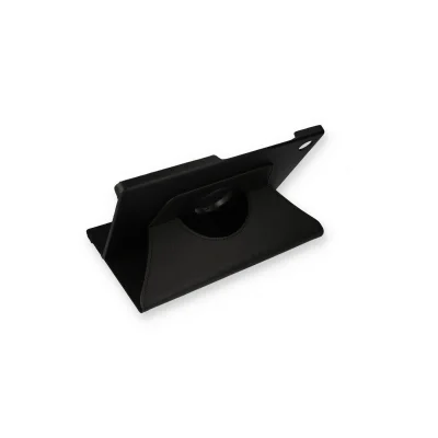 BUĞZ Samsung Galaxy X200 Tab A8 10.5 Kılıf 360 Tablet Deri Kılıf - Siyah