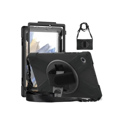 BUĞZ Samsung Galaxy X200 Tab A8 10.5 Kılıf Amazing Tablet Kapak - Siyah