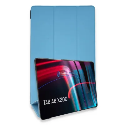 BUĞZ Samsung Galaxy X200 Tab A8 10.5 Kılıf Tablet Smart Kılıf - Mavi