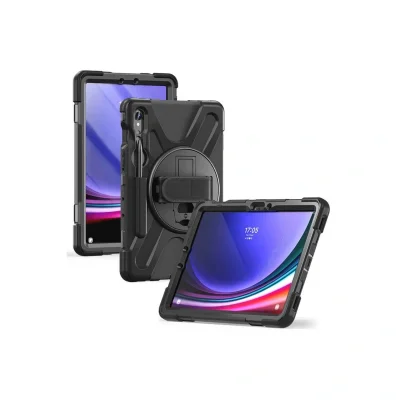 BUĞZ Samsung Galaxy X510 Tab S9 Fe 11 Kılıf Amazing Tablet Kapak - Siyah