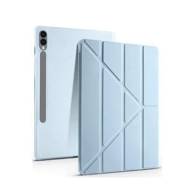 BUĞZ Samsung Galaxy X510 Tab S9 Fe 11 Kılıf Kalemlikli Mars Tablet Kılıfı - Mavi