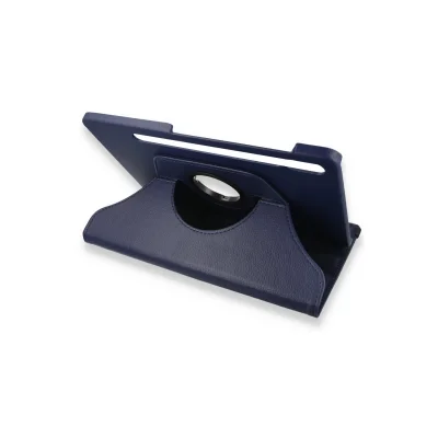 BUĞZ Samsung Galaxy X800 Tab S8 Plus 12.4 Kılıf 360 Tablet Deri Kılıf - Lacivert