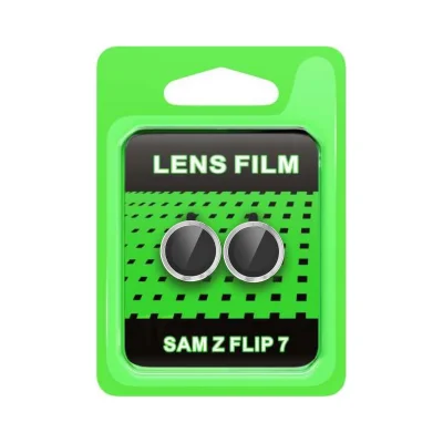 BUĞZ Samsung Galaxy Z Flip 7 Raze Metal Kamera Lens - Gümüş