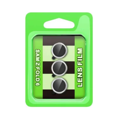 BUĞZ Samsung Galaxy Z Fold 6 Raze Metal Kamera Lens - Gümüş