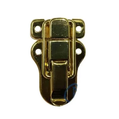 BUĞZ Eco Lounge Sandık, Kutu Klipsi, Ön Kilidi - 48x30mm, Altın, 1 Adet