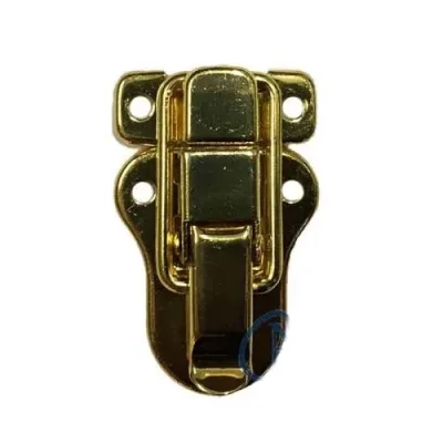 BUĞZ Sandık, Kutu Klipsi, Ön Kilidi - 48x30mm, Altın, 1 Adet