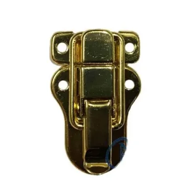 BUĞZ Sandık, Kutu Klipsi, Ön Kilidi - 48x30mm, Altın, 100 Adet