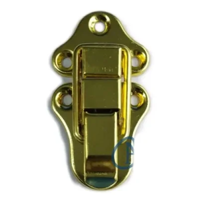 BUĞZ Sandık, Kutu Klipsi, Ön Kilidi - 72x40mm, Altın, 1 Adet