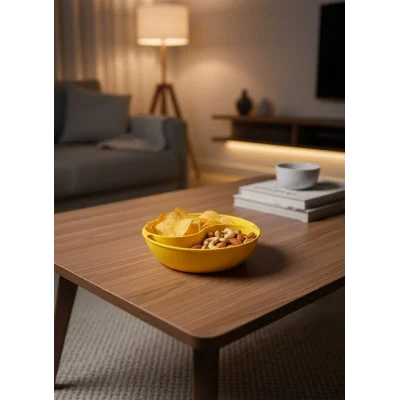 BUĞZ Sarı Çerezlik Kase Seti 4 Adet 3x12 cm