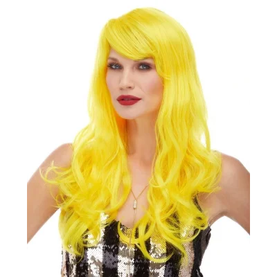 BUĞZ Sarı Renk Parti Peruğu