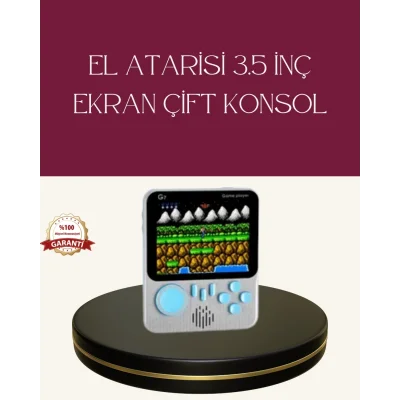 BUĞZ Şarjlı 3.5 İnç Retro Oyun Konsolu