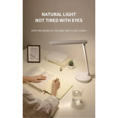 BUĞZ Şarjlı 40 Led Çalışma Okuma Işığı Kademeli Masa Lambası Ayarlanabilir Renk Tonu Ve Parlaklık Ps-1912 - Lisinya