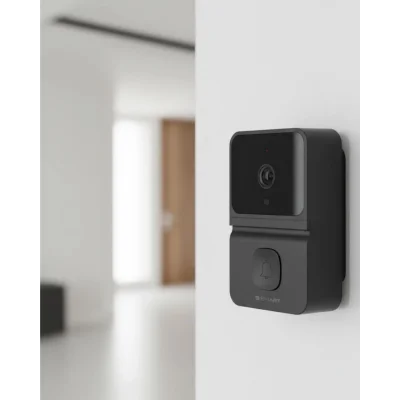 BUĞZ Şarjlı Akıllı Kapı Zili 800 mAh Bataryalı Mobil Bildirimli