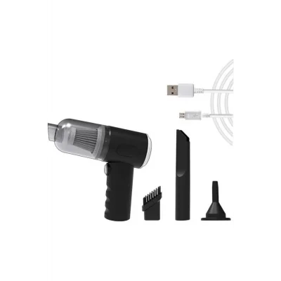 BUĞZ Şarjlı araç içi süpürge siyah 0-250 watt 81-90 dba 2 yıl garantili 1-2 saat kullanım