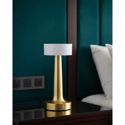 BUĞZ Şarjlı Dokunmatik LED Masa Lambası 3 Renk Dimmer Özellikli