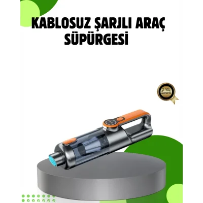 BUĞZ Şarjlı Kablosuz El Süpürgesi Yüksek Emiş Güçlü ve Çok Başlıklı