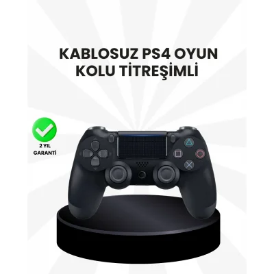 BUĞZ Şarjlı Kablosuz PS4 Oyun Kolu Titreşimli Hassas Kontrol