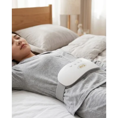 BUĞZ Şarjlı Kızılötesi Isıtmalı Titreşimli Bel ve Rahim Masaj Kemeri 45-50 Derece Ayarlı