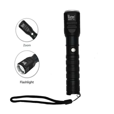 BUĞZ Şarjlı Pilli Zoomlu El Feneri  Wt-087