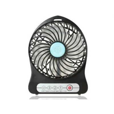 BUĞZ Şarjlı Taşınabilir Mini Fan - Vantilatör