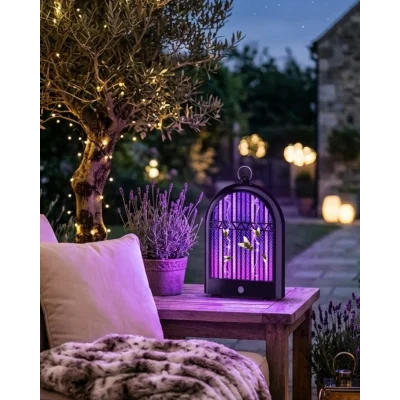 BUĞZ Şarjlı UV Böcek Öldürücü Lamba Balkon ve Bahçe İçin Uygun