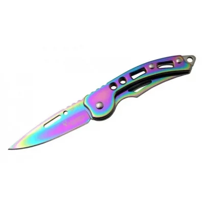 BUĞZ Sdr-10x Gökkuşağı Çakı 15,5 Cm Manuel, Kemerlikli