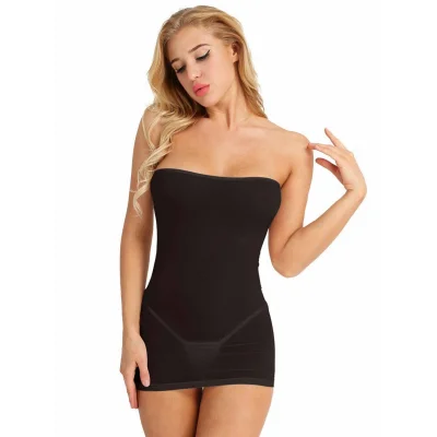 BUĞZ Şeffaf Straplez Fantazi Gecelik