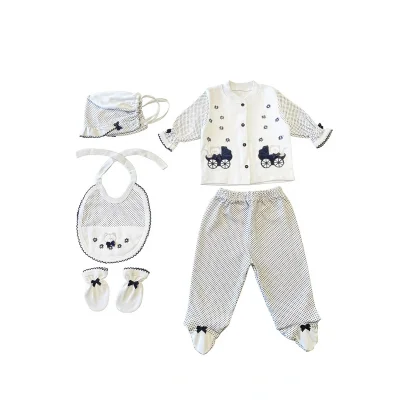 BUĞZ Sema Baby 5li Set - Mavi