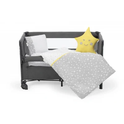 BUĞZ Sema Baby 6 Parça Lüks Park Yatak Bebek Uyku Seti - Yıldızlı Geceler