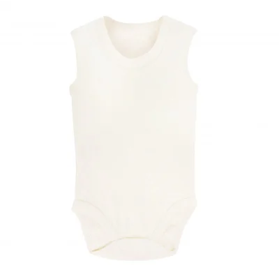 BUĞZ Sema Baby Jakarlı Askılı Badi (Body) - Beyaz 12-18 Ay