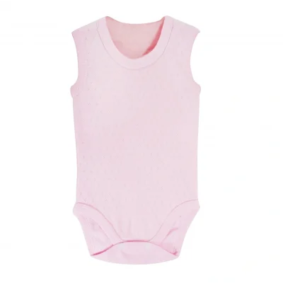 BUĞZ Sema Baby Jakarlı Askılı Badi (Body) - Pembe 9-12 Ay