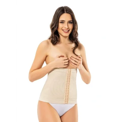 BUĞZ Sema Baby Organik Bambu Agraflı Toparlayıcı Bel Korse - XL