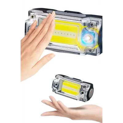 BUĞZ Sensörlü Kamp Lambası Ayarlanabilir Kafa Lambası Kafa Bantlı - BUĞZ