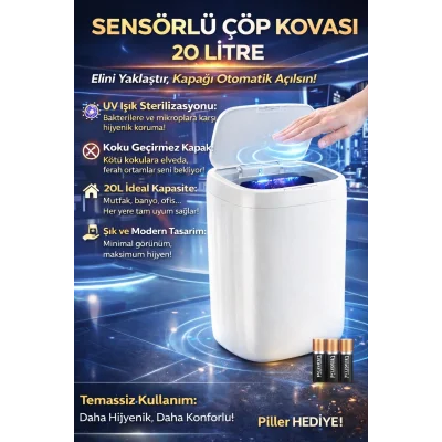 BUĞZ Sensörlü Teknolojik Çöp Kovası