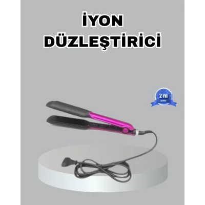 BUĞZ Seramik Plakalı Saç Düzleştirici – Plaka Kilitli ve Elektriklenme Önleyici