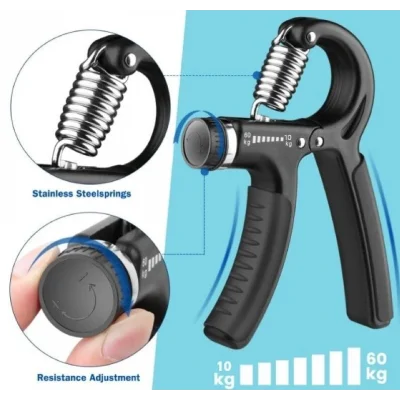 BUĞZ Sertlik Ayarlı El Yayı Ayarlanabilir Bilek Kas Güçlendirme Aleti 10-60 Kg