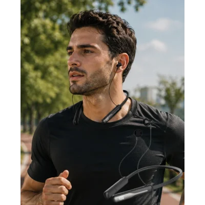 BUĞZ Ses Değiştirme Özellikli Boyun Askılı Bluetooth Spor Kulaklığı
