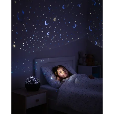 BUĞZ Sesle Tepki Veren Yıldız Projektör Gece Işığı